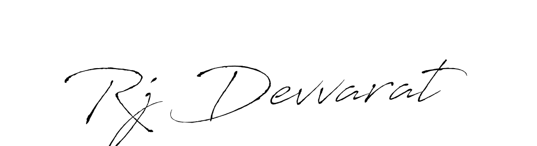 How to make Rj Devvarat name signature. Use Antro_Vectra style for creating short signs online. This is the latest handwritten sign. Rj Devvarat signature style 6 images and pictures png