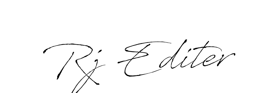 How to make Rj Editer signature? Antro_Vectra is a professional autograph style. Create handwritten signature for Rj Editer name. Rj Editer signature style 6 images and pictures png