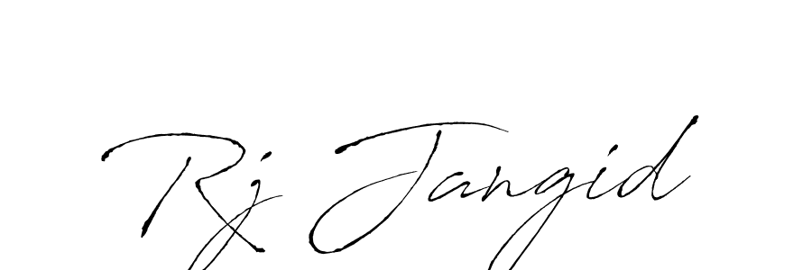 The best way (Antro_Vectra) to make a short signature is to pick only two or three words in your name. The name Rj Jangid include a total of six letters. For converting this name. Rj Jangid signature style 6 images and pictures png