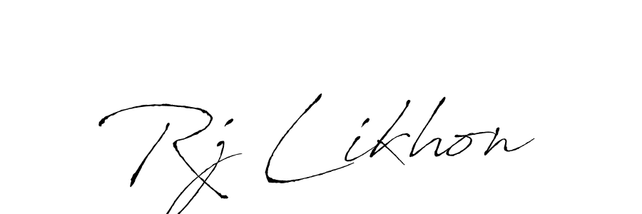 Also we have Rj Likhon name is the best signature style. Create professional handwritten signature collection using Antro_Vectra autograph style. Rj Likhon signature style 6 images and pictures png