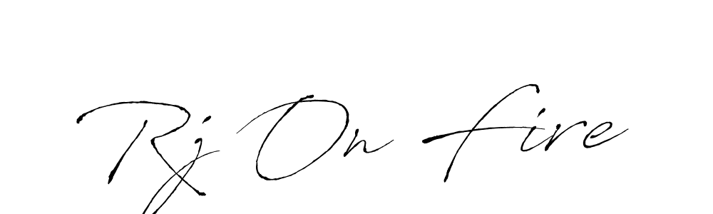 Create a beautiful signature design for name Rj On Fire. With this signature (Antro_Vectra) fonts, you can make a handwritten signature for free. Rj On Fire signature style 6 images and pictures png