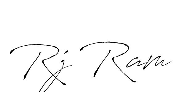 Use a signature maker to create a handwritten signature online. With this signature software, you can design (Antro_Vectra) your own signature for name Rj Ram. Rj Ram signature style 6 images and pictures png