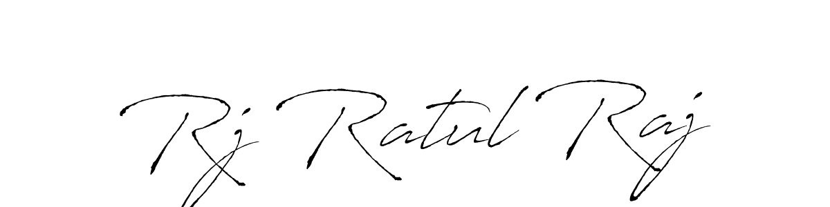 How to make Rj Ratul Raj signature? Antro_Vectra is a professional autograph style. Create handwritten signature for Rj Ratul Raj name. Rj Ratul Raj signature style 6 images and pictures png