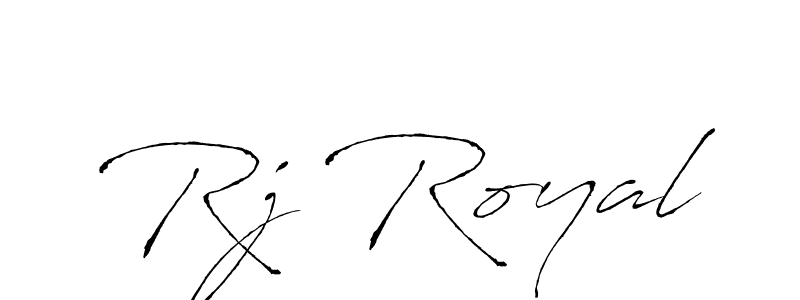 Rj Royal stylish signature style. Best Handwritten Sign (Antro_Vectra) for my name. Handwritten Signature Collection Ideas for my name Rj Royal. Rj Royal signature style 6 images and pictures png