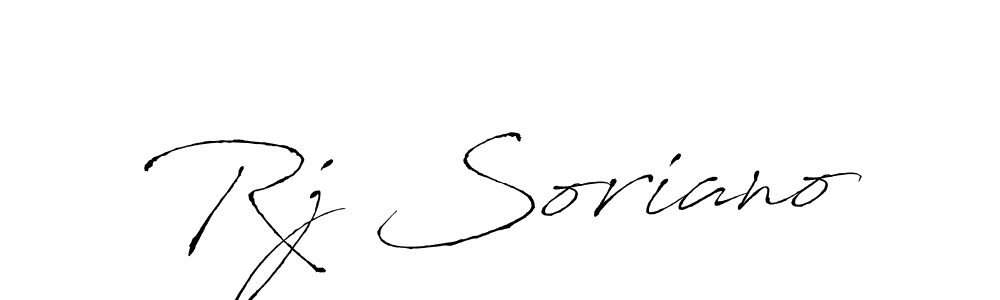 You should practise on your own different ways (Antro_Vectra) to write your name (Rj Soriano) in signature. don't let someone else do it for you. Rj Soriano signature style 6 images and pictures png
