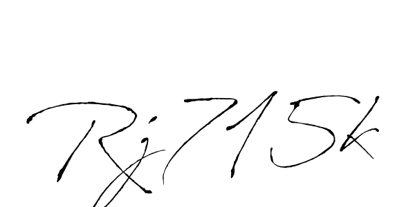 Design your own signature with our free online signature maker. With this signature software, you can create a handwritten (Antro_Vectra) signature for name Rj715k. Rj715k signature style 6 images and pictures png