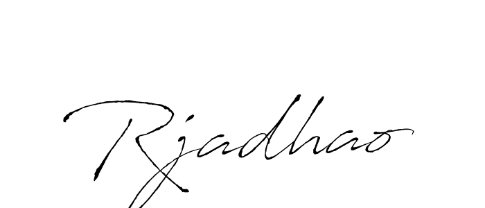 Make a beautiful signature design for name Rjadhao. Use this online signature maker to create a handwritten signature for free. Rjadhao signature style 6 images and pictures png