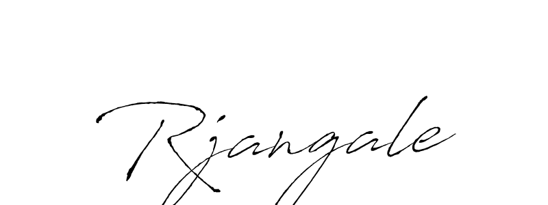 Make a beautiful signature design for name Rjangale. With this signature (Antro_Vectra) style, you can create a handwritten signature for free. Rjangale signature style 6 images and pictures png