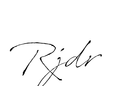 Create a beautiful signature design for name Rjdr. With this signature (Antro_Vectra) fonts, you can make a handwritten signature for free. Rjdr signature style 6 images and pictures png