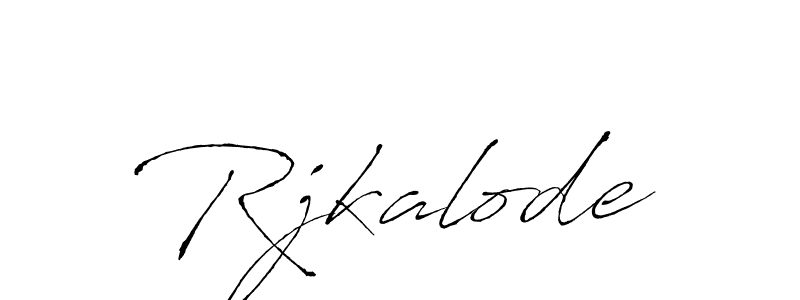 How to make Rjkalode signature? Antro_Vectra is a professional autograph style. Create handwritten signature for Rjkalode name. Rjkalode signature style 6 images and pictures png