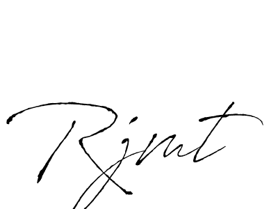 Once you've used our free online signature maker to create your best signature Antro_Vectra style, it's time to enjoy all of the benefits that Rjmt name signing documents. Rjmt signature style 6 images and pictures png