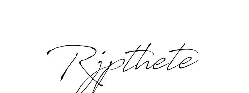 Similarly Antro_Vectra is the best handwritten signature design. Signature creator online .You can use it as an online autograph creator for name Rjpthete. Rjpthete signature style 6 images and pictures png