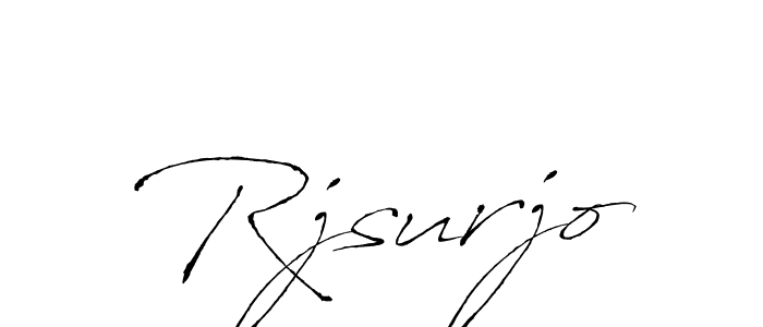 How to make Rjsurjo signature? Antro_Vectra is a professional autograph style. Create handwritten signature for Rjsurjo name. Rjsurjo signature style 6 images and pictures png