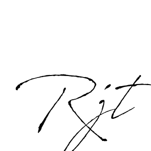 Rjt stylish signature style. Best Handwritten Sign (Antro_Vectra) for my name. Handwritten Signature Collection Ideas for my name Rjt. Rjt signature style 6 images and pictures png