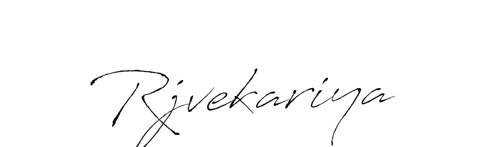 Also You can easily find your signature by using the search form. We will create Rjvekariya name handwritten signature images for you free of cost using Antro_Vectra sign style. Rjvekariya signature style 6 images and pictures png