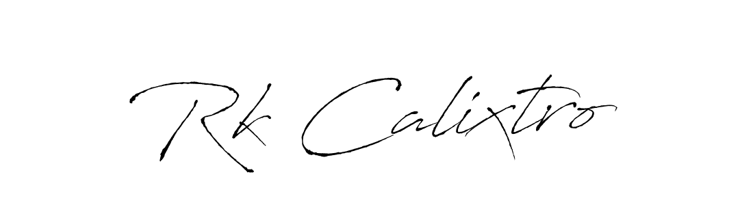 It looks lik you need a new signature style for name Rk Calixtro. Design unique handwritten (Antro_Vectra) signature with our free signature maker in just a few clicks. Rk Calixtro signature style 6 images and pictures png