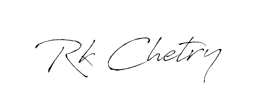 Make a beautiful signature design for name Rk Chetry. With this signature (Antro_Vectra) style, you can create a handwritten signature for free. Rk Chetry signature style 6 images and pictures png