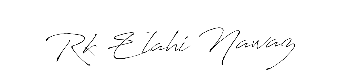 You should practise on your own different ways (Antro_Vectra) to write your name (Rk Elahi Nawaz) in signature. don't let someone else do it for you. Rk Elahi Nawaz signature style 6 images and pictures png