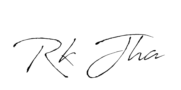 Also we have Rk Jha name is the best signature style. Create professional handwritten signature collection using Antro_Vectra autograph style. Rk Jha signature style 6 images and pictures png