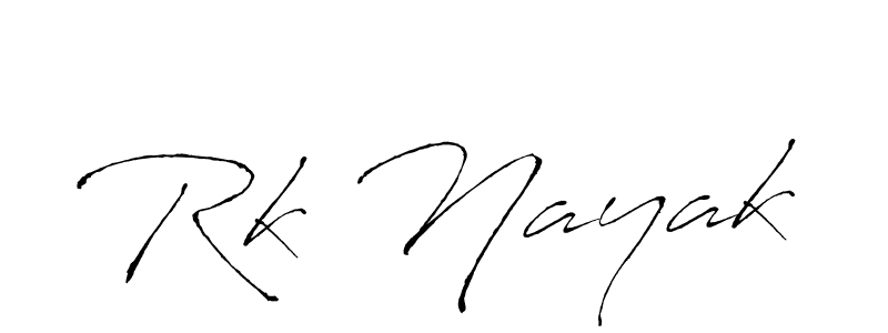 Rk Nayak stylish signature style. Best Handwritten Sign (Antro_Vectra) for my name. Handwritten Signature Collection Ideas for my name Rk Nayak. Rk Nayak signature style 6 images and pictures png