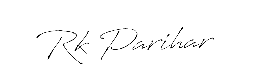 Make a beautiful signature design for name Rk Parihar. With this signature (Antro_Vectra) style, you can create a handwritten signature for free. Rk Parihar signature style 6 images and pictures png