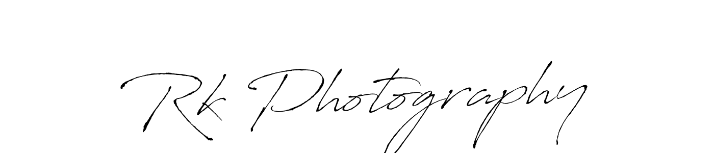 How to make Rk Photography name signature. Use Antro_Vectra style for creating short signs online. This is the latest handwritten sign. Rk Photography signature style 6 images and pictures png