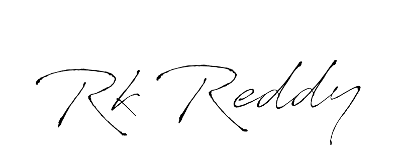 Antro_Vectra is a professional signature style that is perfect for those who want to add a touch of class to their signature. It is also a great choice for those who want to make their signature more unique. Get Rk Reddy name to fancy signature for free. Rk Reddy signature style 6 images and pictures png