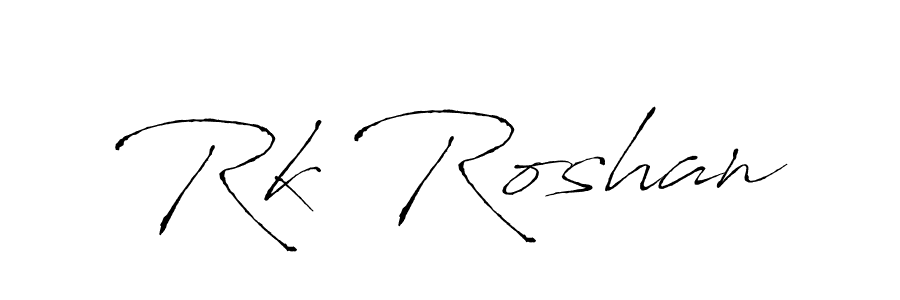 Also we have Rk Roshan name is the best signature style. Create professional handwritten signature collection using Antro_Vectra autograph style. Rk Roshan signature style 6 images and pictures png