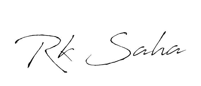 Antro_Vectra is a professional signature style that is perfect for those who want to add a touch of class to their signature. It is also a great choice for those who want to make their signature more unique. Get Rk Saha name to fancy signature for free. Rk Saha signature style 6 images and pictures png