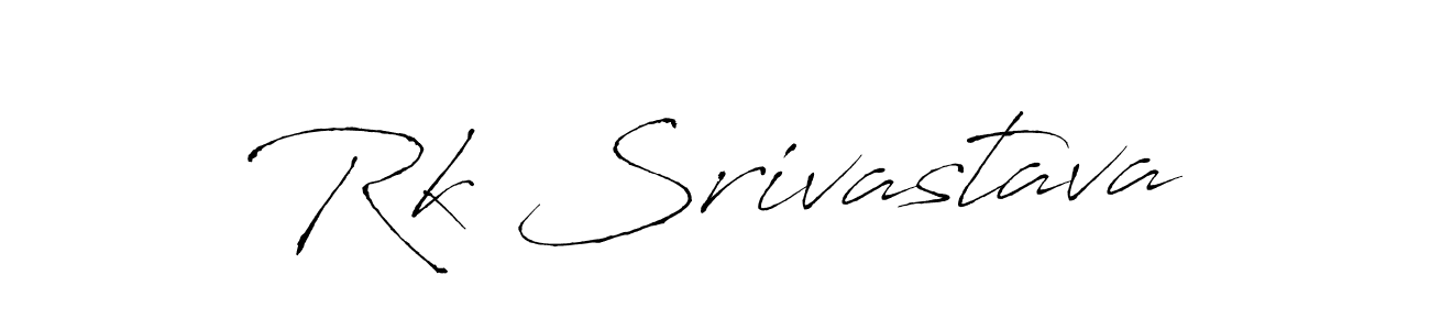 You should practise on your own different ways (Antro_Vectra) to write your name (Rk Srivastava) in signature. don't let someone else do it for you. Rk Srivastava signature style 6 images and pictures png