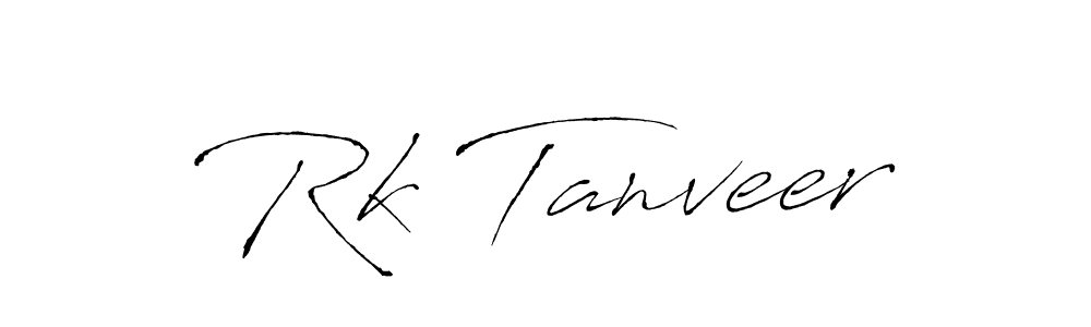 This is the best signature style for the Rk Tanveer name. Also you like these signature font (Antro_Vectra). Mix name signature. Rk Tanveer signature style 6 images and pictures png