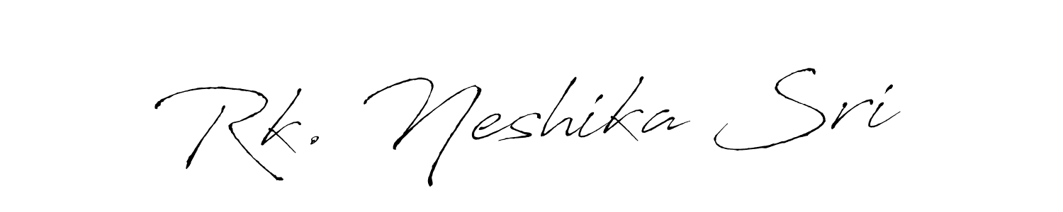 Make a beautiful signature design for name Rk. Neshika Sri. Use this online signature maker to create a handwritten signature for free. Rk. Neshika Sri signature style 6 images and pictures png