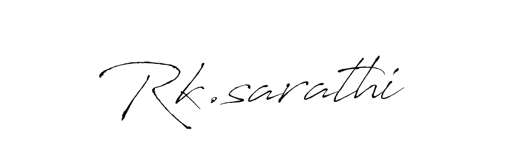 How to make Rk.sarathi signature? Antro_Vectra is a professional autograph style. Create handwritten signature for Rk.sarathi name. Rk.sarathi signature style 6 images and pictures png