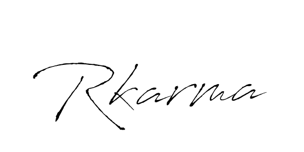 The best way (Antro_Vectra) to make a short signature is to pick only two or three words in your name. The name Rkarma include a total of six letters. For converting this name. Rkarma signature style 6 images and pictures png