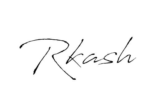 Make a beautiful signature design for name Rkash. With this signature (Antro_Vectra) style, you can create a handwritten signature for free. Rkash signature style 6 images and pictures png