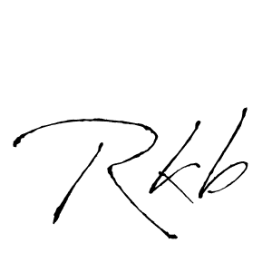 You should practise on your own different ways (Antro_Vectra) to write your name (Rkb) in signature. don't let someone else do it for you. Rkb signature style 6 images and pictures png