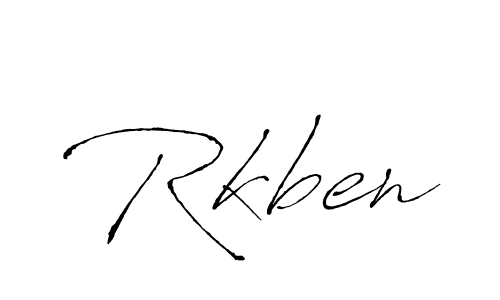 Design your own signature with our free online signature maker. With this signature software, you can create a handwritten (Antro_Vectra) signature for name Rkben. Rkben signature style 6 images and pictures png