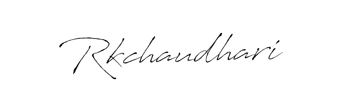 Also we have Rkchaudhari name is the best signature style. Create professional handwritten signature collection using Antro_Vectra autograph style. Rkchaudhari signature style 6 images and pictures png