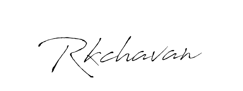 Create a beautiful signature design for name Rkchavan. With this signature (Antro_Vectra) fonts, you can make a handwritten signature for free. Rkchavan signature style 6 images and pictures png