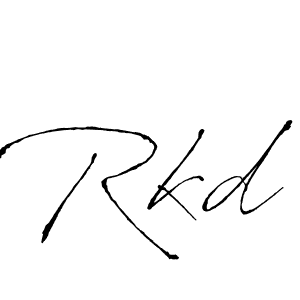 Rkd stylish signature style. Best Handwritten Sign (Antro_Vectra) for my name. Handwritten Signature Collection Ideas for my name Rkd. Rkd signature style 6 images and pictures png