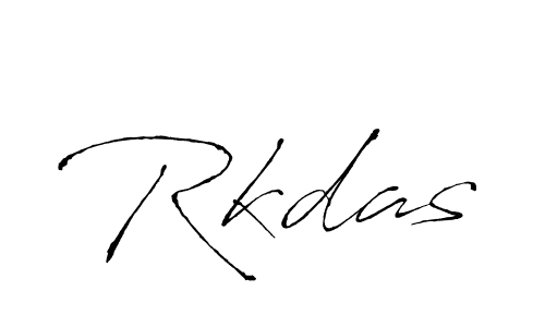 Use a signature maker to create a handwritten signature online. With this signature software, you can design (Antro_Vectra) your own signature for name Rkdas. Rkdas signature style 6 images and pictures png