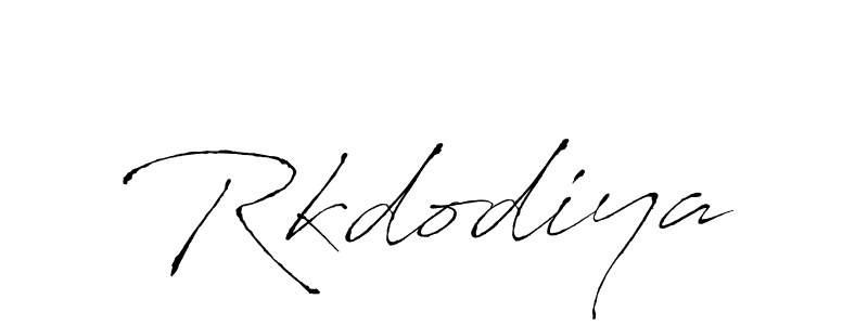 How to make Rkdodiya name signature. Use Antro_Vectra style for creating short signs online. This is the latest handwritten sign. Rkdodiya signature style 6 images and pictures png