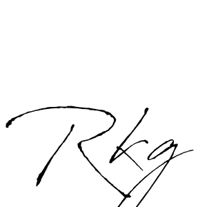 Also we have Rkg name is the best signature style. Create professional handwritten signature collection using Antro_Vectra autograph style. Rkg signature style 6 images and pictures png