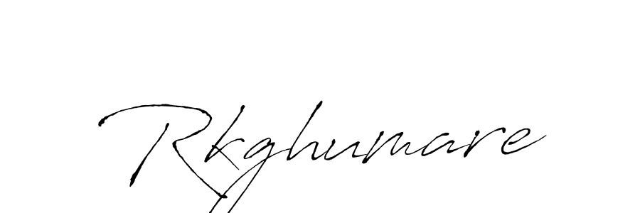 Make a beautiful signature design for name Rkghumare. With this signature (Antro_Vectra) style, you can create a handwritten signature for free. Rkghumare signature style 6 images and pictures png