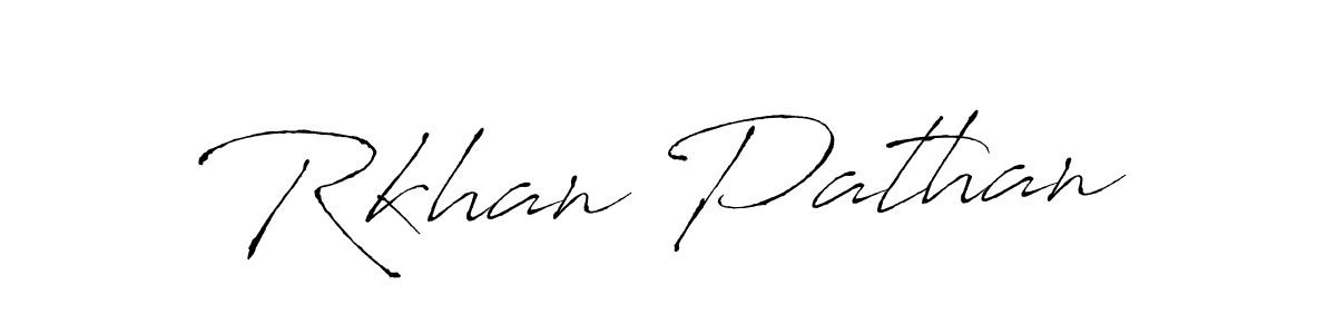 You should practise on your own different ways (Antro_Vectra) to write your name (Rkhan Pathan) in signature. don't let someone else do it for you. Rkhan Pathan signature style 6 images and pictures png