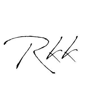 How to make Rkk name signature. Use Antro_Vectra style for creating short signs online. This is the latest handwritten sign. Rkk signature style 6 images and pictures png