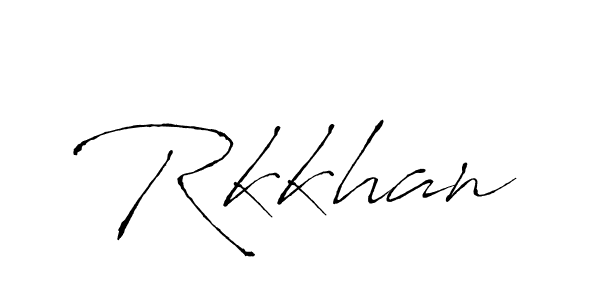 if you are searching for the best signature style for your name Rkkhan. so please give up your signature search. here we have designed multiple signature styles  using Antro_Vectra. Rkkhan signature style 6 images and pictures png