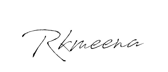 The best way (Antro_Vectra) to make a short signature is to pick only two or three words in your name. The name Rkmeena include a total of six letters. For converting this name. Rkmeena signature style 6 images and pictures png