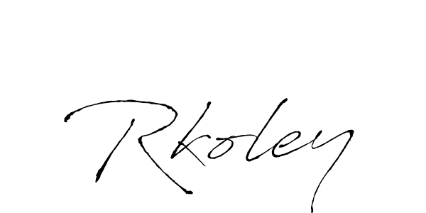 Also You can easily find your signature by using the search form. We will create Rkoley name handwritten signature images for you free of cost using Antro_Vectra sign style. Rkoley signature style 6 images and pictures png