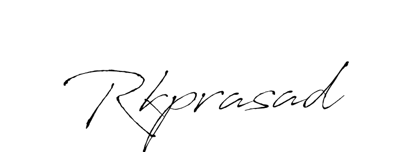 Antro_Vectra is a professional signature style that is perfect for those who want to add a touch of class to their signature. It is also a great choice for those who want to make their signature more unique. Get Rkprasad name to fancy signature for free. Rkprasad signature style 6 images and pictures png